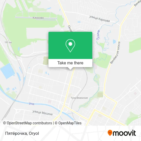 Пятёрочка map