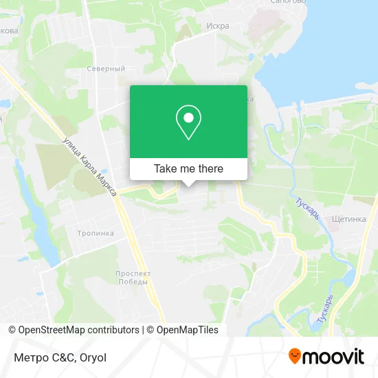 Метро С&С map