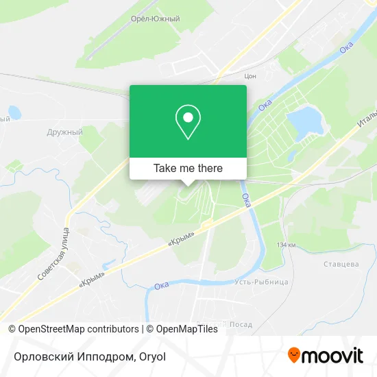 Орловский Ипподром map