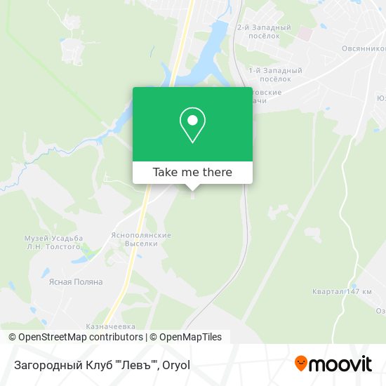 Загородный Клуб ""Левъ"" map