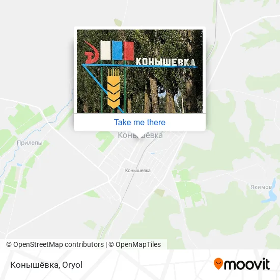 Конышёвка map