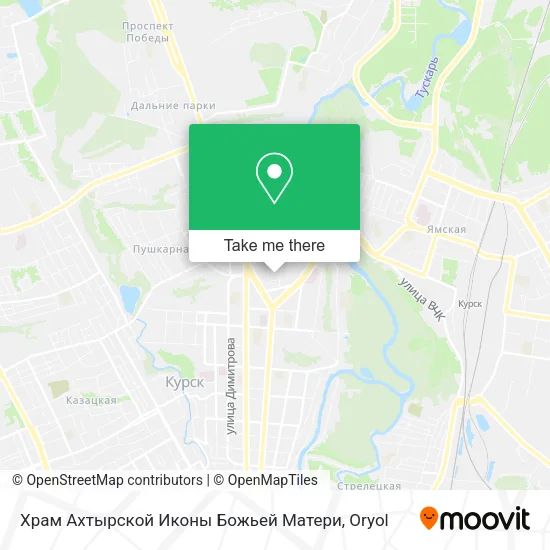 Храм Ахтырской Иконы Божьей Матери map