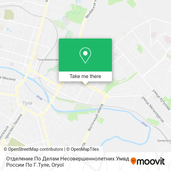 Отделение По Делам Несовершеннолетних Умвд России По Г.Туле map