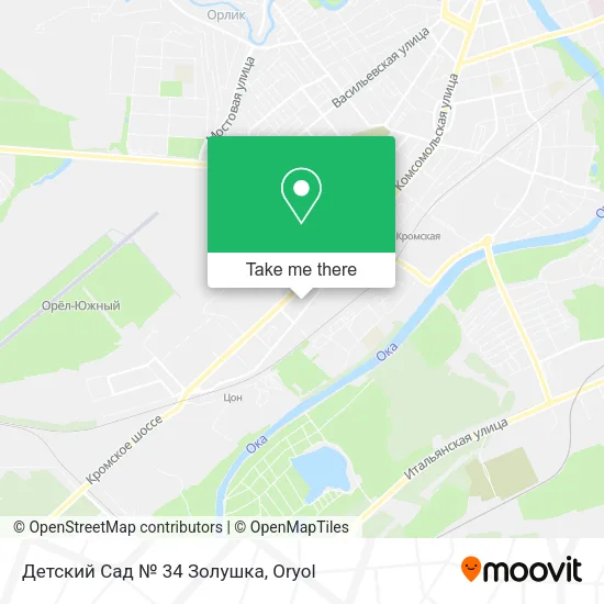 Детский Сад № 34 Золушка map