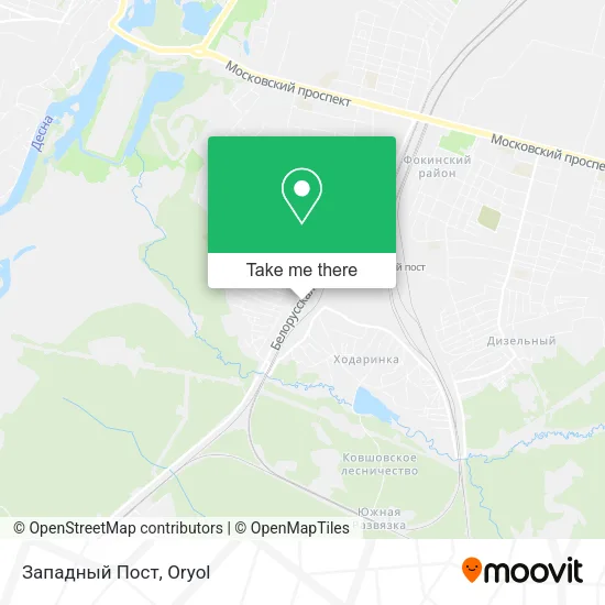 Западный Пост map