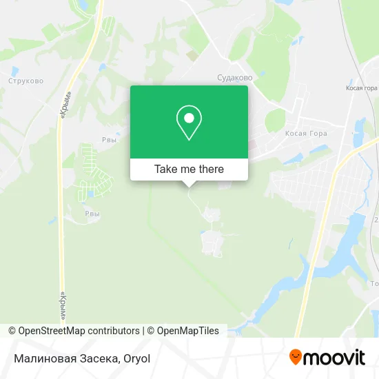 Малиновая Засека map