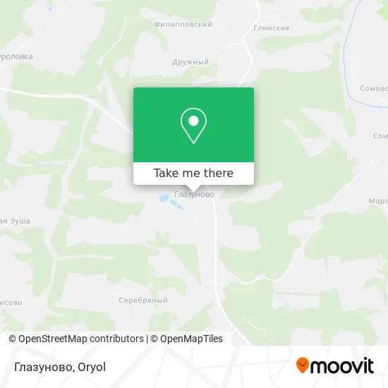 Глазуново map