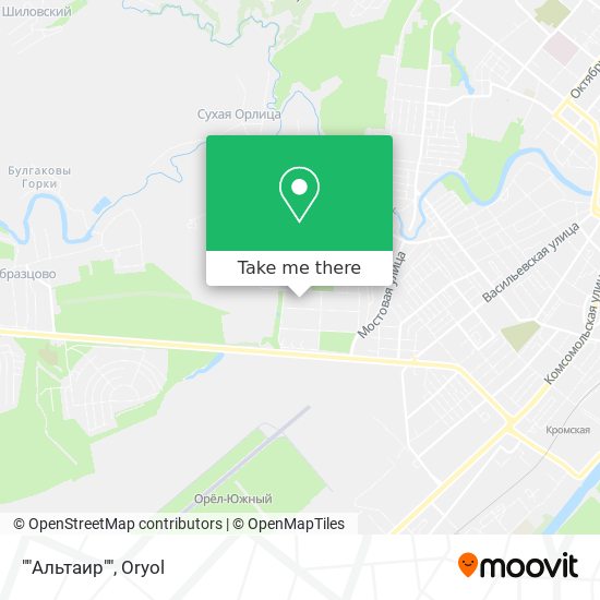 ""Альтаир"" map