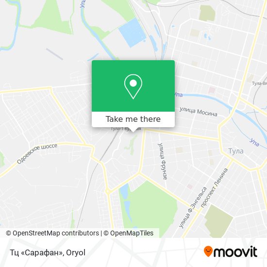Тц «Сарафан» map