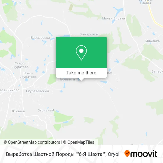 Выработка Шахтной Породы ""6-Я Шахта"" map