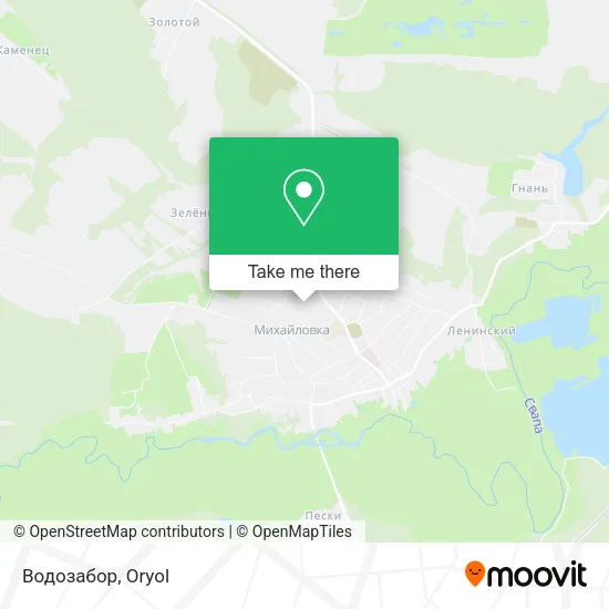 Водозабор map