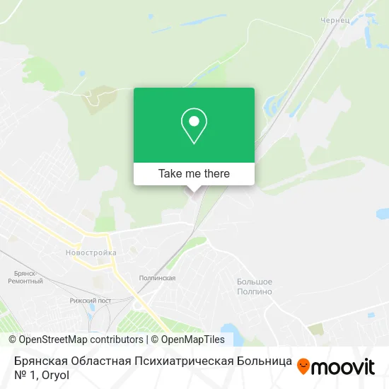 Брянская Областная Психиатрическая Больница № 1 map