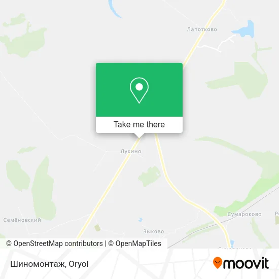 Шиномонтаж map
