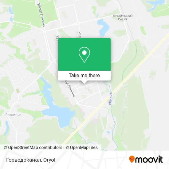 Горводоканал map