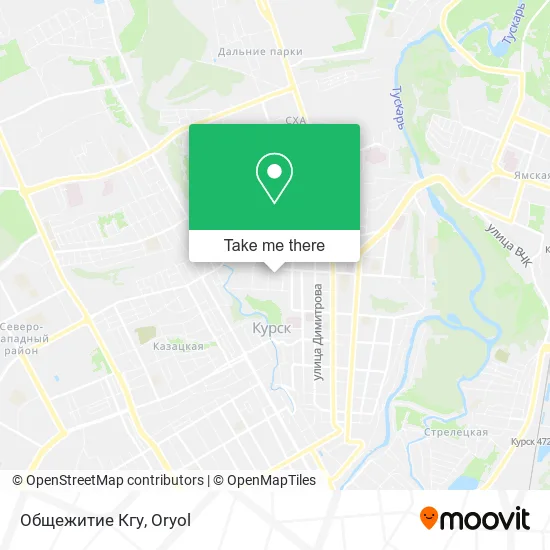 Общежитие Кгу map