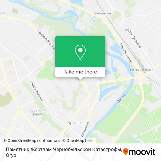 Памятник Жертвам Чернобыльской Катастрофы map