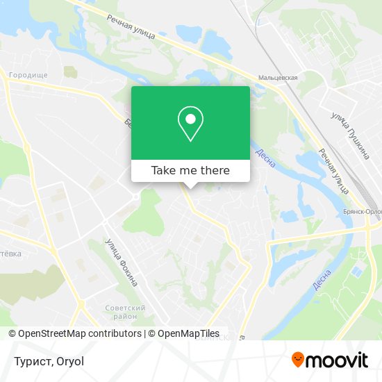 Турист map