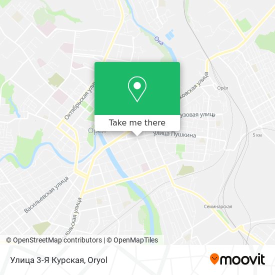 Улица 3-Я Курская map