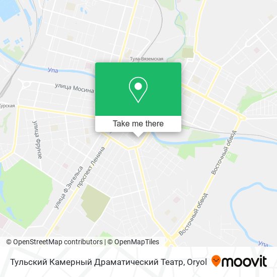 Тульский Камерный Драматический Театр map