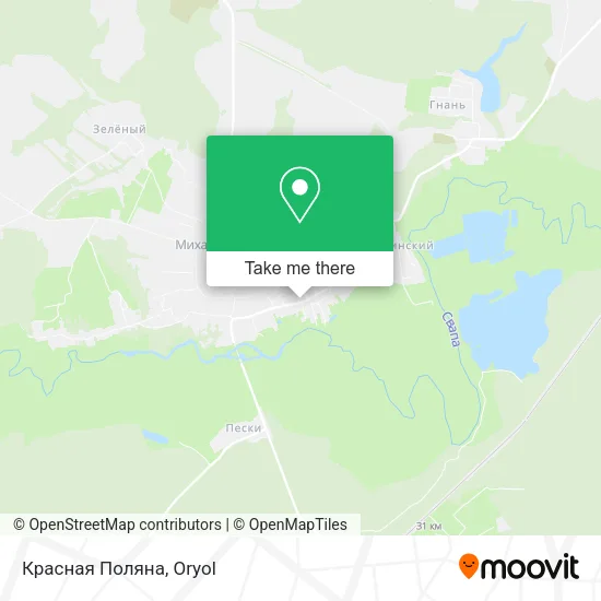 Красная Поляна map