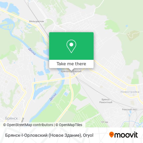 Брянск-I-Орловский (Новое Здание) map