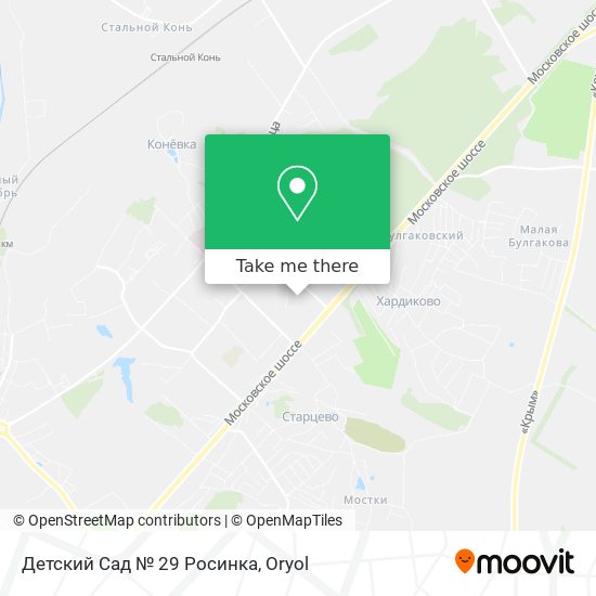 Детский Сад № 29 Росинка map