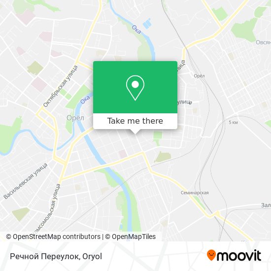 Речной Переулок map
