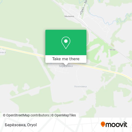 Берёзовка map