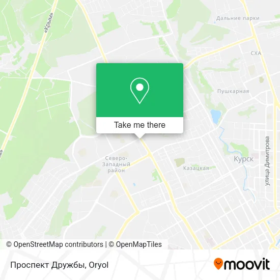 Проспект Дружбы map