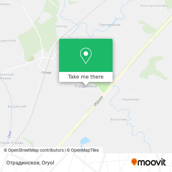 Отрадинское map