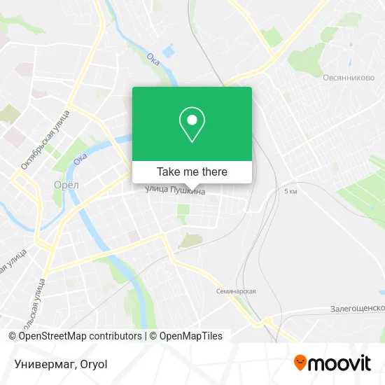 Универмаг map
