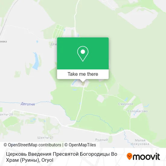 Церковь Введения Пресвятой Богородицы Во Храм (Руины) map