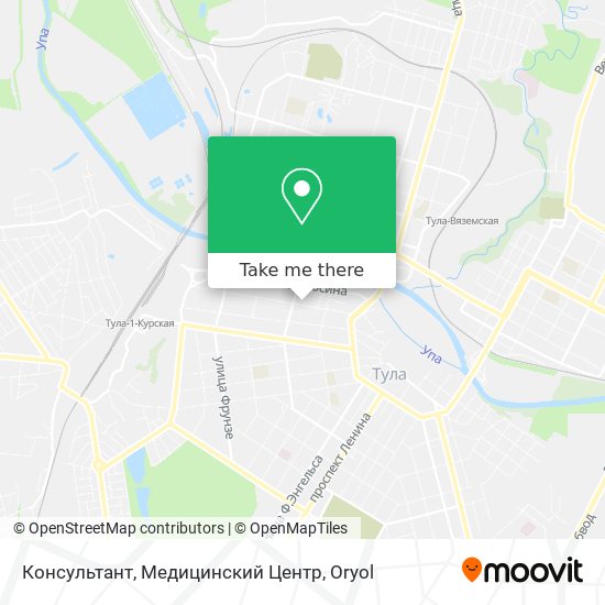 Консультант, Медицинский Центр map