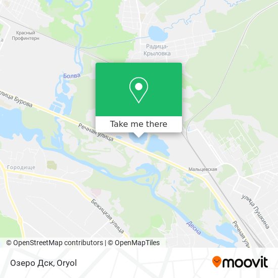 Озеро Дск map