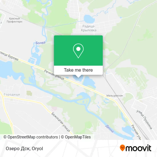 Озеро Дск map