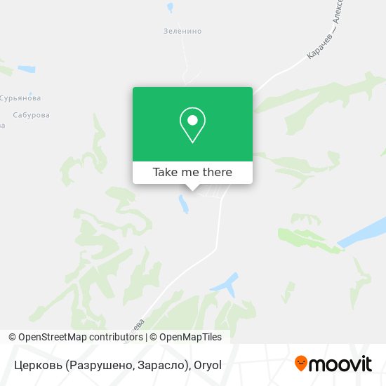 Церковь (Разрушено, Зарасло) map