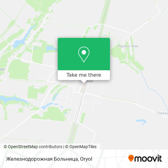 Железнодорожная Больница map