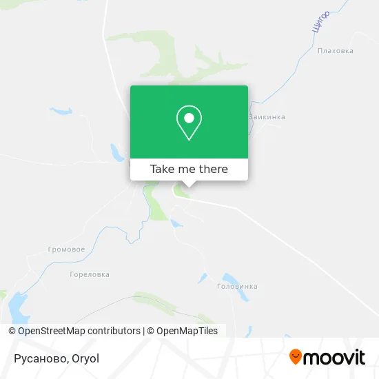 Русаново map
