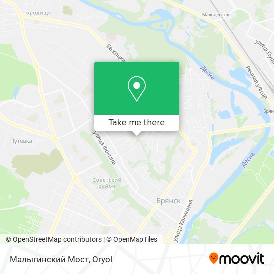 Малыгинский Мост map