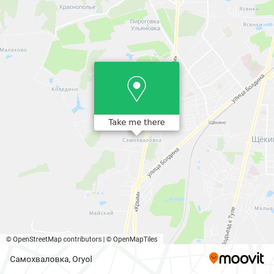 Самохваловка map