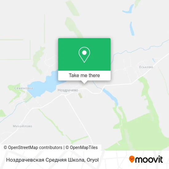 Ноздрачевская Средняя Школа map