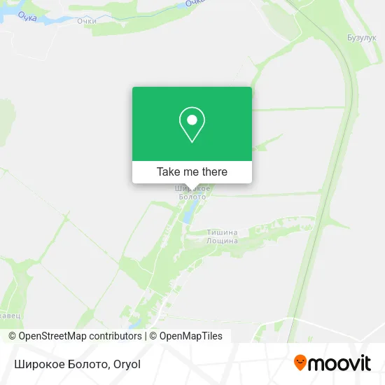 Широкое Болото map
