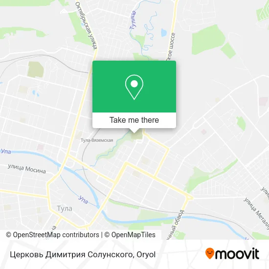 Церковь Димитрия Солунского map
