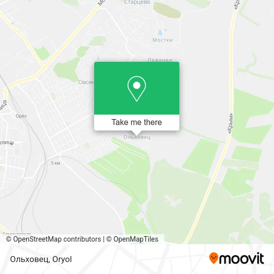 Ольховец map