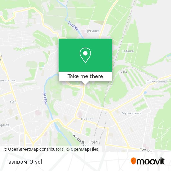 Газпром map