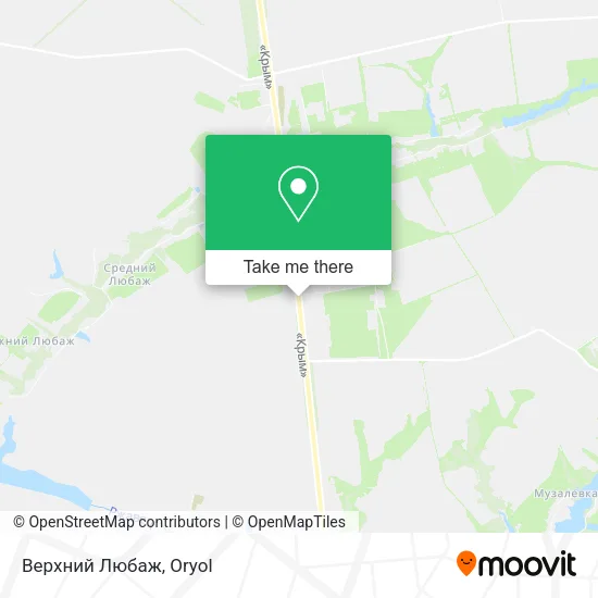 Верхний Любаж map