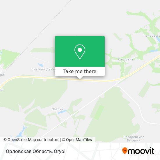 Орловская Область map