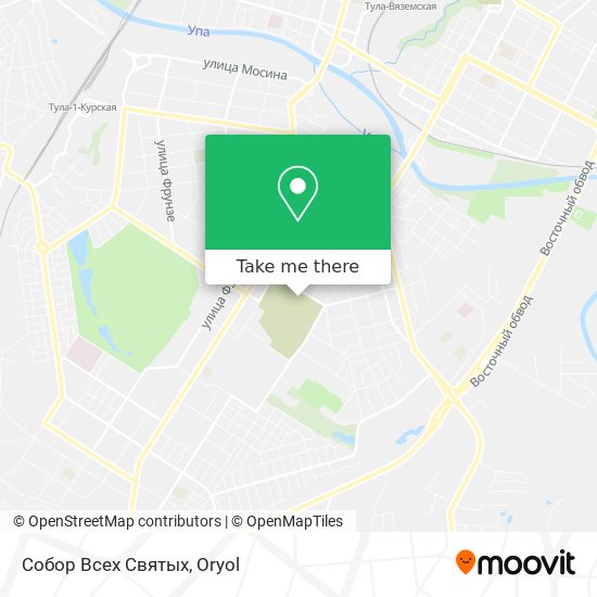 Собор Всех Святых map
