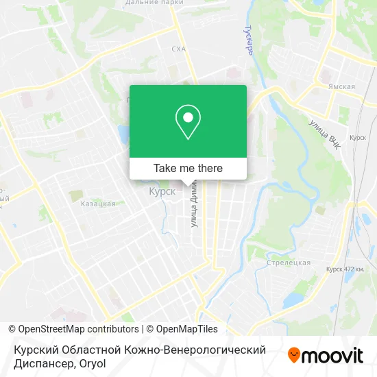 Курский Областной Кожно-Венерологический Диспансер map