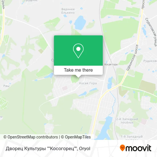 Дворец Культуры ""Косогорец"" map